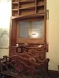 Bibliothèque réalisée par Eugenio Quarti pour la "Specola" de Villa Mariani à Bordighera