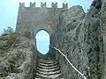 La tour du château de Sperlinga.