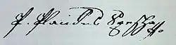 signature de Placidus a Spescha