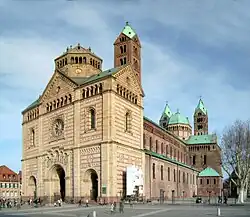 Cathédrale Notre-Dame-de-l'Assomption-et-Saint-Étienne de Spire en Allemagne.