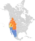 Carte de répartition