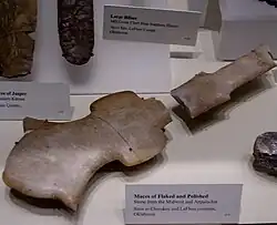 Pierre cérémonielle, Spiro Mounds (Civilisation du Mississippi)