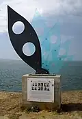 Stèle en mémoire de l'opération Frankton à Royan.