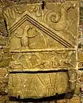 Stèle funéraire IIe&nbsp;siècle. Inscription CIL III, 4226