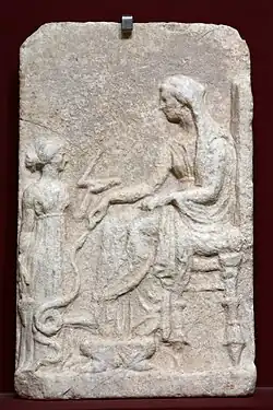 Stèle anépigraphique.