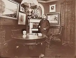 Mallarmé, rue de Rome, en 1894.