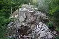 La grotte du sanctuaire Notre-Dame-de-la-Paix.