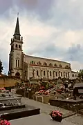 L'église Saint-Vincent-de-Paul de Saint-Vincent-de-Paul.