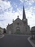 L'église côté façade.