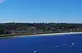 Vue de Sainte-Anne et de la côte d'Aurigny.