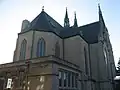 Arrière de l'église