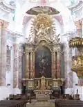 Vue du maître-autel de Johann Baptist Straub