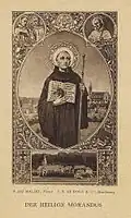 Saint Morand avec ses attributs (1900).