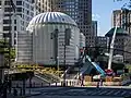 l'église en construction en septembre 2021