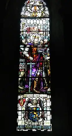 Vitrail réalisé par Sarah Purser, cathédrale Saint Patrick de Dublin.
