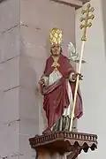 Statue de saint Grégoire (XVIIe-XVIIIe).