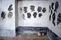 Peintures de la salle des décapités.