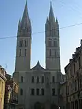 Abbatiale de l'Abbaye aux Hommes fondée au XIe&nbsp;siècle