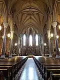 L'intérieur de l'église.