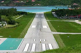 Piste d’atterrissage.