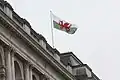 Drapeau gallois pour la fête de la Saint-David (1er&nbsp;mars)