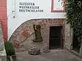 Caves de l'abbaye (la plus vieille cave à vin d'Allemagne).