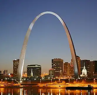 Gateway Arch, Saint-Louis, Missouri.