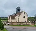 Vue depuis l'est.