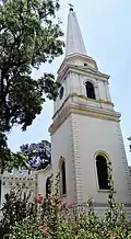 Le clocher de l'église de Sainte-Marie