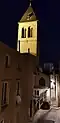 Vue arrière de nuit