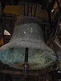 Cloche no&nbsp;2 fondue en 1837 par Gédéon Morel à Lyon, note : Ré#3, masse : 1&nbsp;562&nbsp;kg