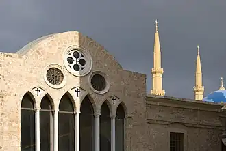 La cathédrale grecque-orthodoxe Saint-Georges.