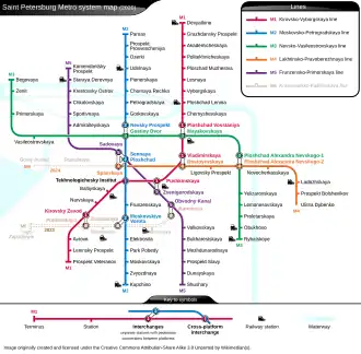 Image illustrative de l’article Métro de Saint-Pétersbourg