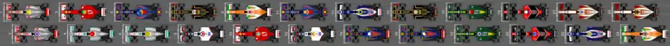 Schéma de la grille de départ du Grand Prix d'Italie 2012