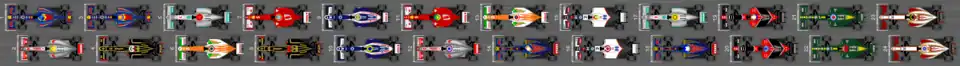 Schéma de la grille de départ du Grand Prix des États-Unis 2012