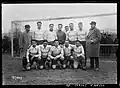 L'équipe de football du 31e régiment d'infanterie, championne de France militaire en mars 1928.