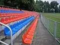 Vue des tribunes