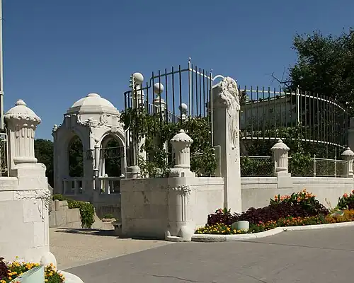 L'entrée du site.