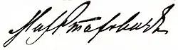 signature de Mikhaïl Alexandrovitch Stakhovitch