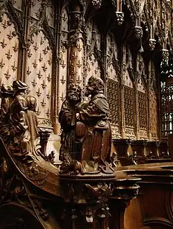 Les stalles.