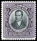 Timbre d'un demi centavo (1910)