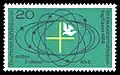 Timbre postal commémorant le 82e&nbsp;Katholikentag allemand à Essen en 1968