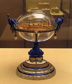 L'Œuf au Standart&nbsp;(en) de Fabergé (1909)