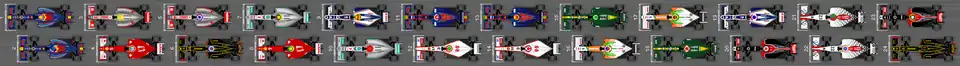 Schéma de la grille de départ du Grand Prix d'Espagne 2011