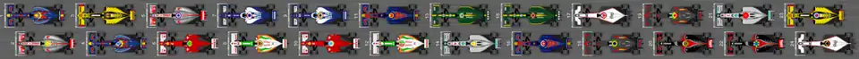 Photo de la grille de départ du Grand Prix