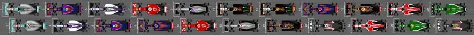 Schéma de la grille de départ du Grand Prix du Canada 2014