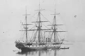 illustration de HMS Galatea (1859)
