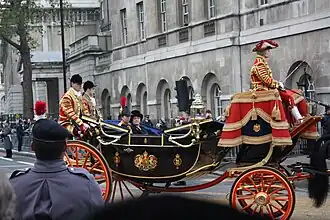 Landau royal britannique à Londres.