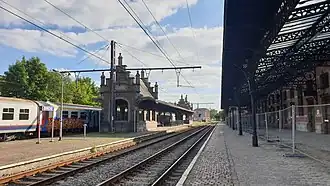 Train à quai.