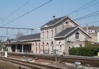 Nouveau bâtiment, côté voies.